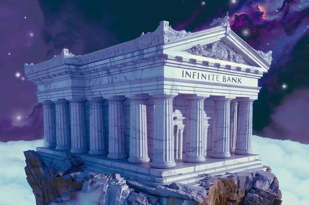 An infinite bank sitting atop Olympus